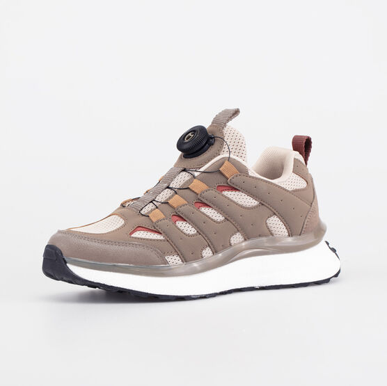 744246-12 Кроссовки буст с дышащей подошвой для мальчики коричневый