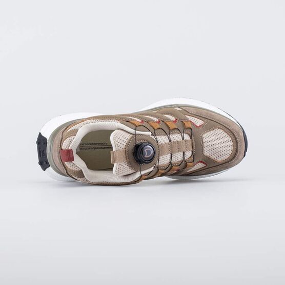 744246-12 Кроссовки буст с дышащей подошвой для мальчики коричневый фото №4