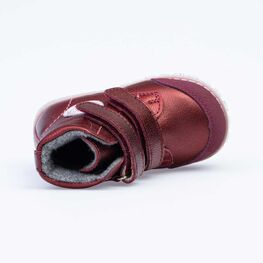 352289-31 Ботинки для девочки бордовый фото №4