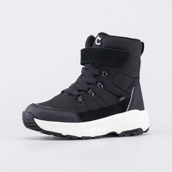 754087-41 Высокие ботинки-дутики для мальчика для мальчики черный