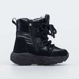 754996-41 Мембранные полусапожки для девочки черный фото №2