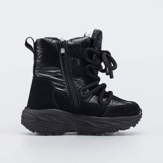 754996-41 Мембранные полусапожки для девочки черный фото №2