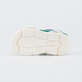 124044-13 Светящиеся пляжные сандалии со съемными нашивками для мальчики серый,голубой фото №3