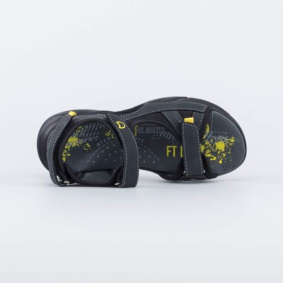 724031-26 Черные сандалии для мальчики черный фото №4