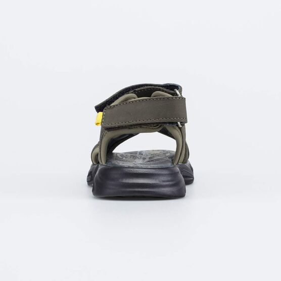 524103-21 Кожаные сандалии для мальчики оливковый фото №5