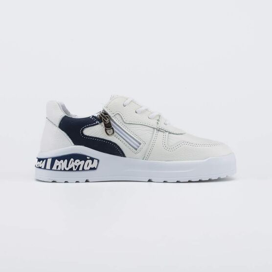 532306-23 Полуботинки для мальчика для мальчики белый фото №2