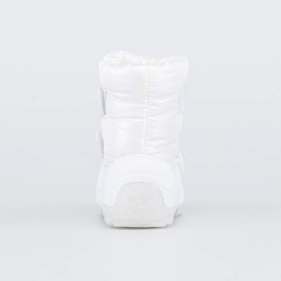 061014-43 Белые сапожки-дутики на липучках для девочки белый фото №5