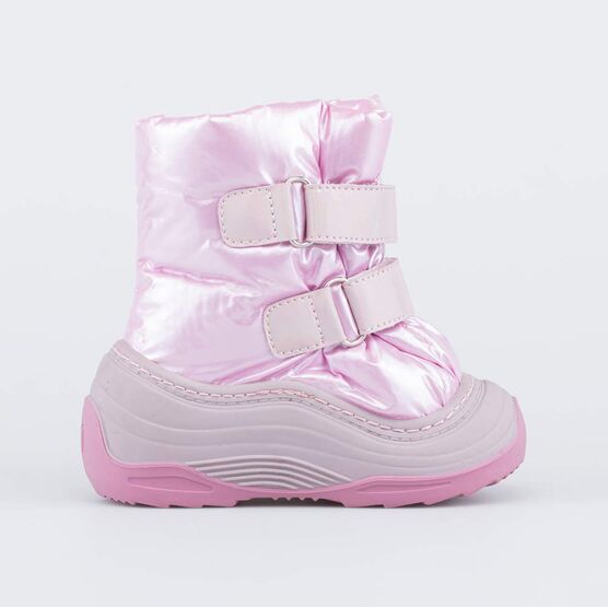 161002-41 Розовые сапожки-дутики для девочки для девочки розовый фото №2