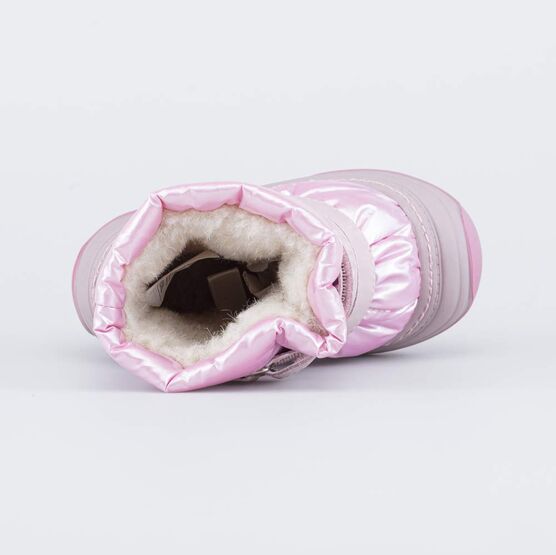 161002-41 Розовые сапожки-дутики для девочки для девочки розовый фото №4