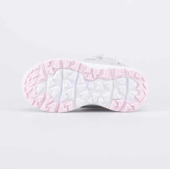 454889-41 Мембранные ботинки с диодами для девочки сер-срб фото №3