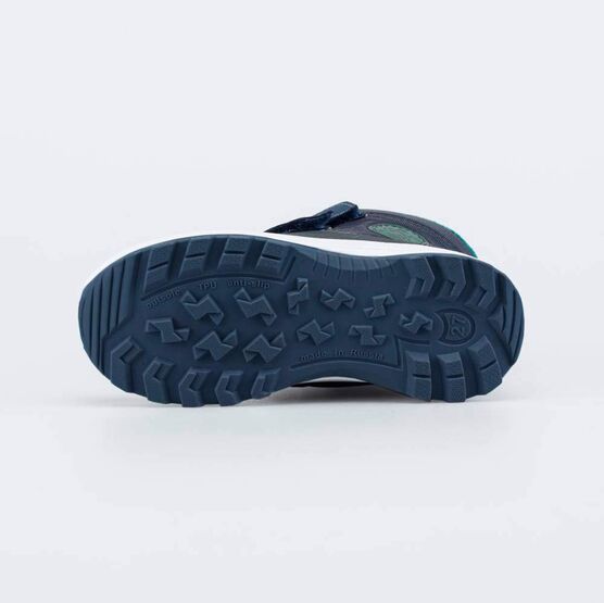 454890-41 Мембранные ботинки на липучках для мальчики син-зел фото №3