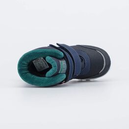 454890-41 Мембранные ботинки на липучках для мальчики син-зел фото №4