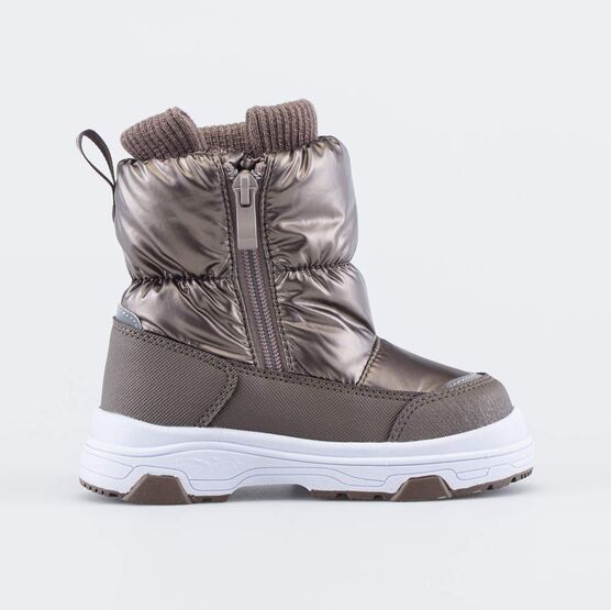 464933-41 Зимние мембранные сапожки бронзовый для девочки коричнев. фото №2