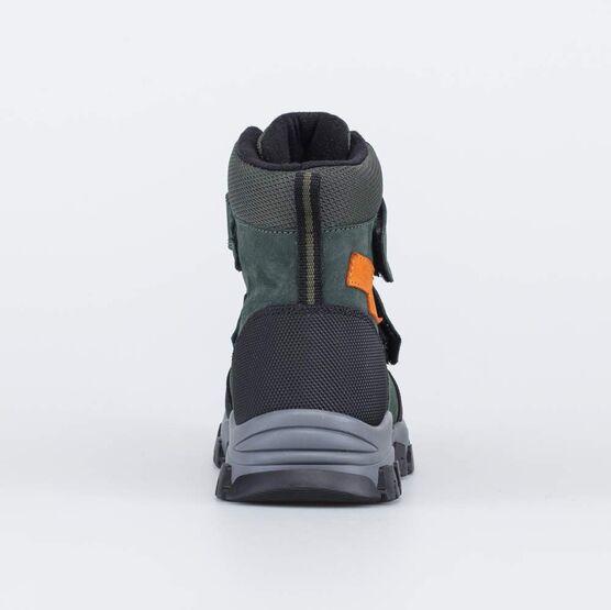 254046-42 Зимние ботинки на липучках Молния для мальчики оливковый фото №5