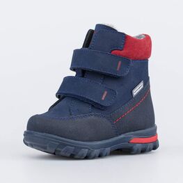 152264-59 Зимние ботинки из натуральной кожи для мальчика для мальчики синий