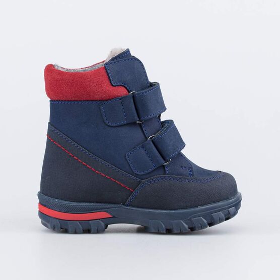 152264-59 Зимние ботинки из натуральной кожи для мальчика для мальчики синий фото №2