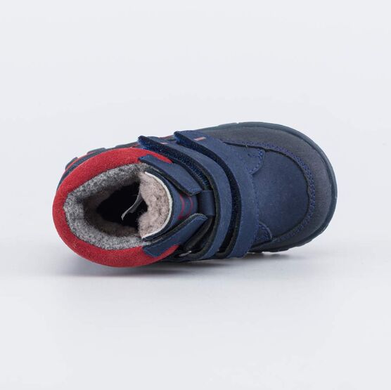 152264-59 Зимние ботинки из натуральной кожи для мальчика для мальчики синий фото №4