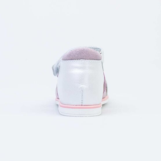 122165-22 Босоножки для девочки кожаные для девочки персиковый фото №5