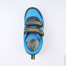 344169-72 Кроссовки для мальчики син-жел фото №4