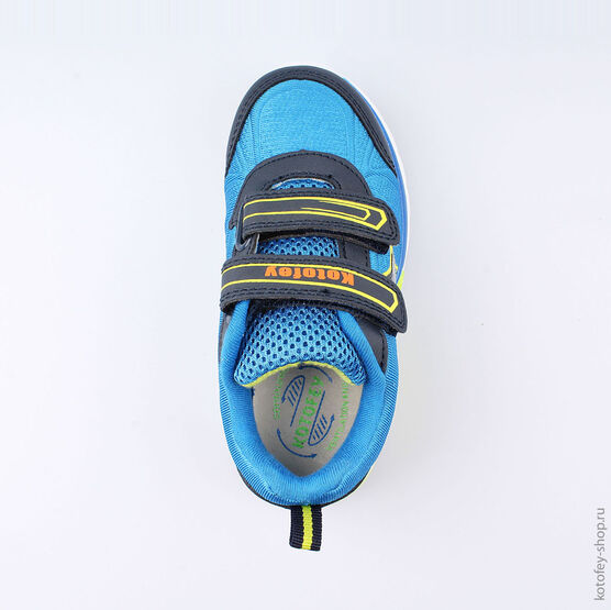 344169-72 Кроссовки для мальчики син-жел фото №4
