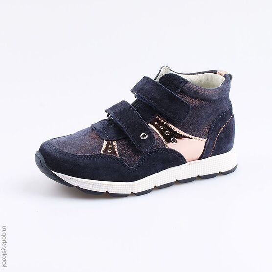 552102-22 Ботинки для девочки светло-синий