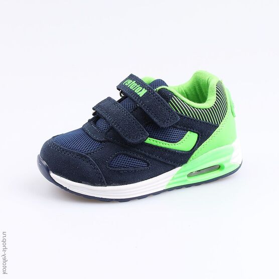 344182-72 Кроссовки для мальчики син-зел