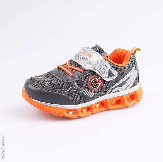 344186-72 Кроссовки для мальчики сер-ора