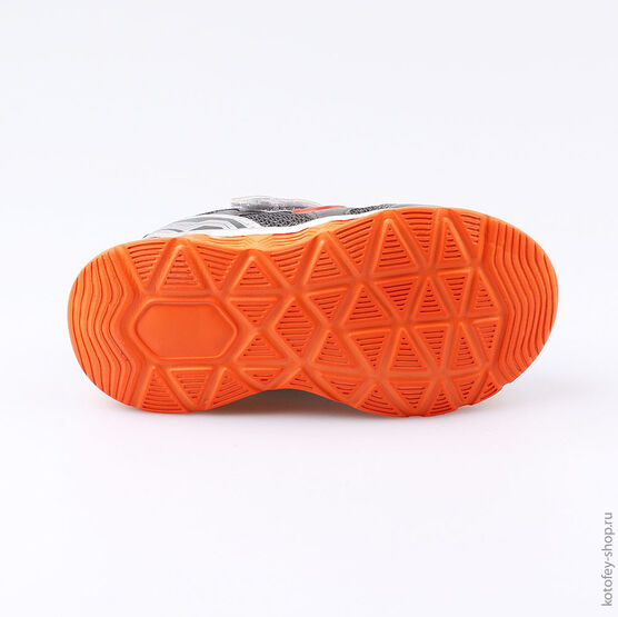 344186-72 Кроссовки для мальчики сер-ора фото №3