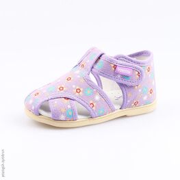 221051-71 Босоножки текстильные для девочки сиреневый