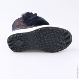 262068-43 Сапожки для девочки светло-синий фото №3