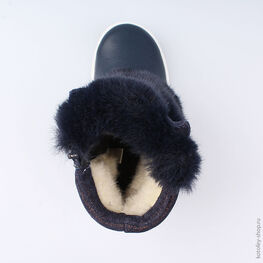 262068-43 Сапожки для девочки светло-синий фото №4