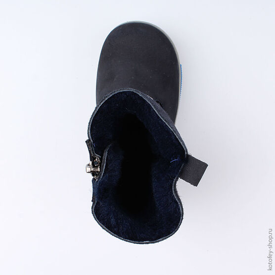 362096-42 Сапожки для мальчики светло-синий фото №4