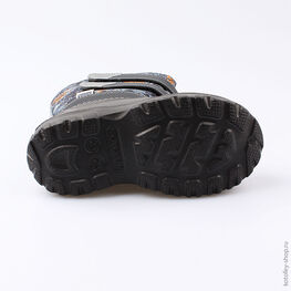 364025-45 Сноубутсы для мальчики чер-сер-ора фото №3