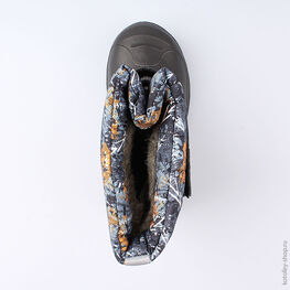 364025-45 Сноубутсы для мальчики чер-сер-ора фото №4