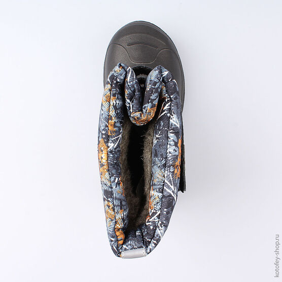 364025-45 Сноубутсы для мальчики чер-сер-ора фото №4