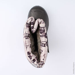 364025-46 Сноубутсы для мальчики чер-сер фото №4