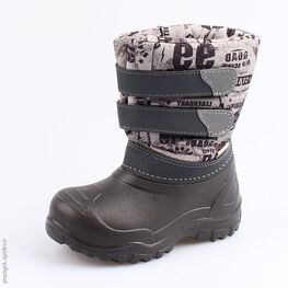 364025-46 Сноубутсы для мальчики чер-сер