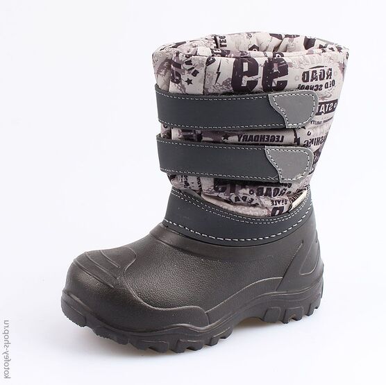 364025-46 Сноубутсы для мальчики чер-сер