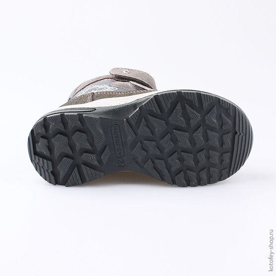 454992-42 Мембранные ботинки для девочки серый фото №3