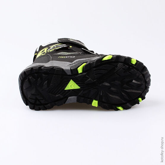 454998-42 Мембранные ботинки для мальчики чер-сал фото №3