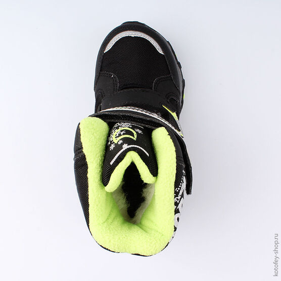 454998-42 Мембранные ботинки для мальчики чер-сал фото №4