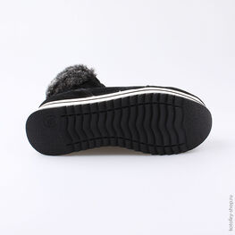 752125-42 Сапожки для девочки черный фото №3