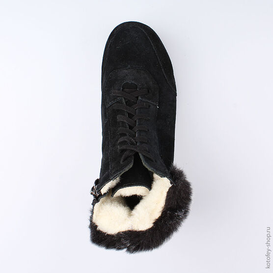 752125-42 Сапожки для девочки черный фото №4