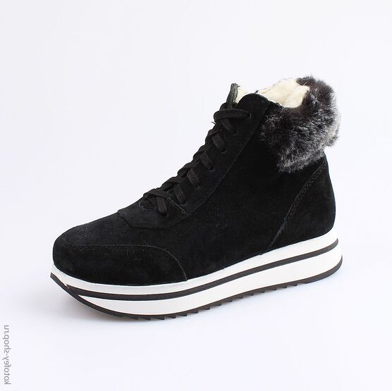 752125-42 Сапожки для девочки черный