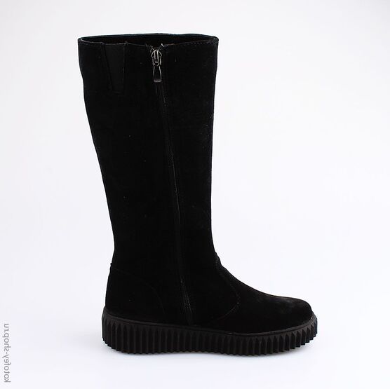 762051-52 Сапожки для девочки черный фото №2