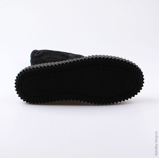 762051-52 Сапожки для девочки черный фото №3