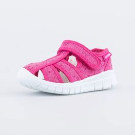 221089-13 Босоножки текстильные для девочки для девочки фуксия