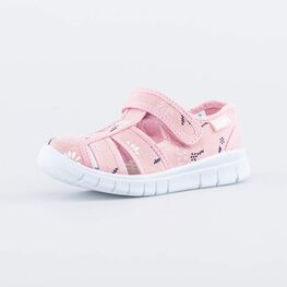 421064-13 Босоножки текстильные для девочки для девочки розовый