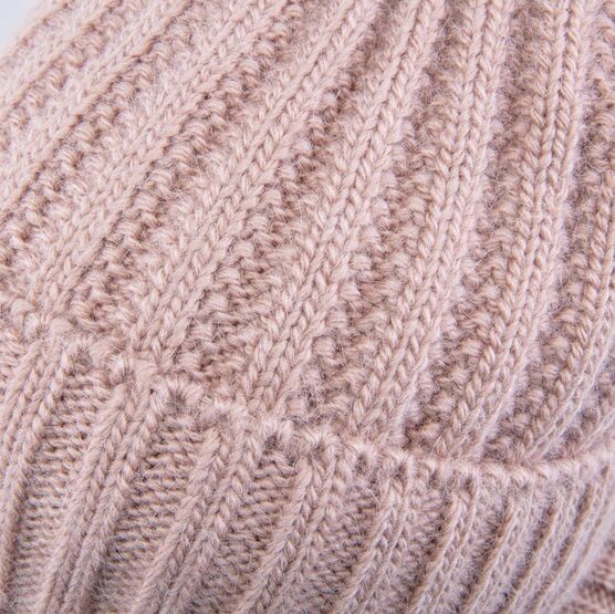 07811540-40 Зимний комплект шапка + снуд (шарф-хомут) для девочки розовый фото №3