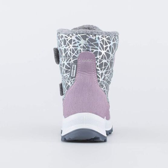 254043-46 Зимние ботинки с мехом для девочки сиреневый фото №5